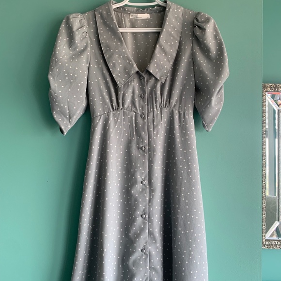 Oak + Fort Peter Pan Collar Mini Dress - Picture 2 of 6